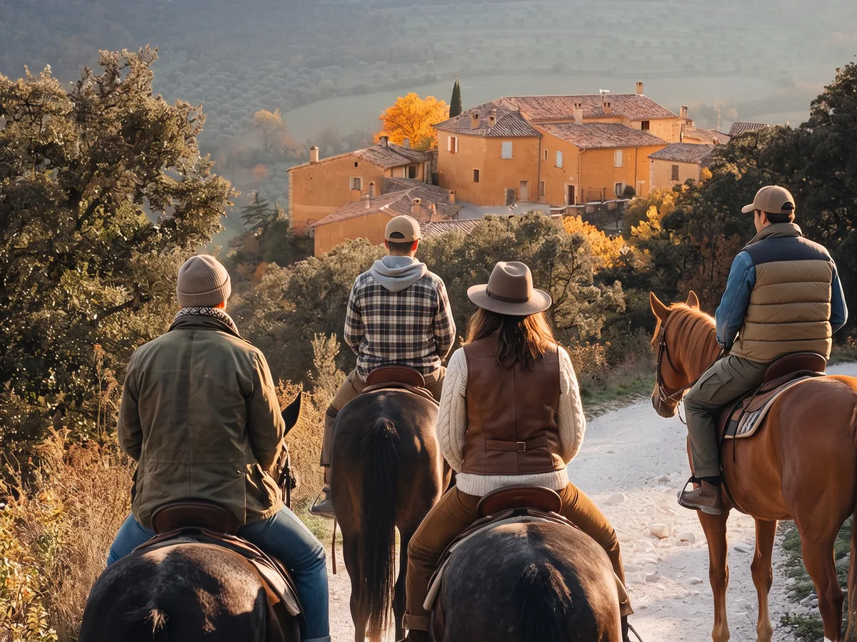 Balade à cheval dans la Drôme, autour de Montchenu