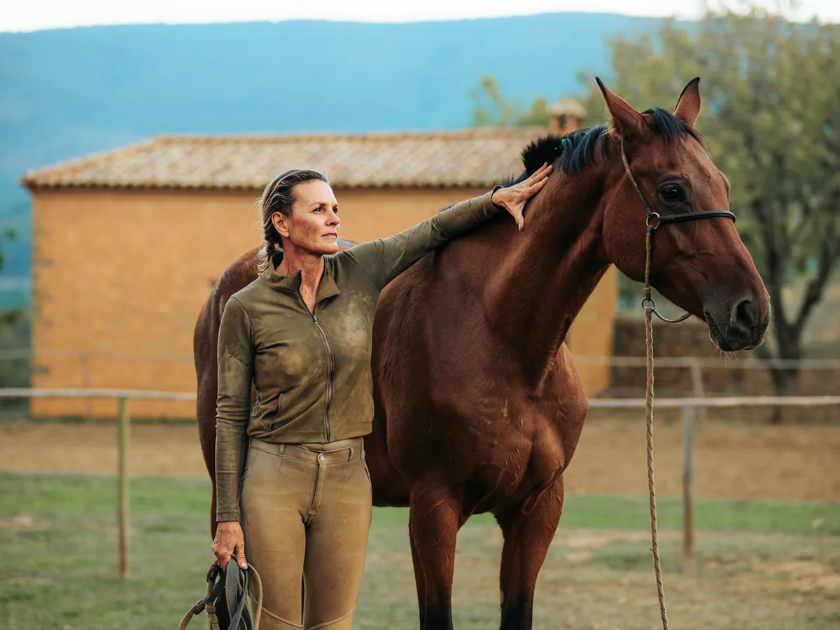 Cours d'équitation à Montchenu, Drôme